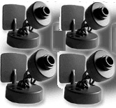 Four camera security system